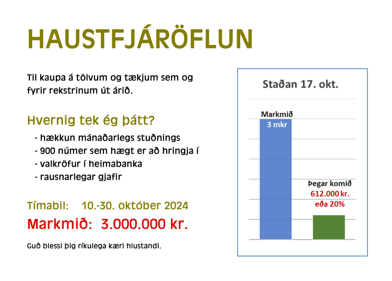 Haustfjáröflun