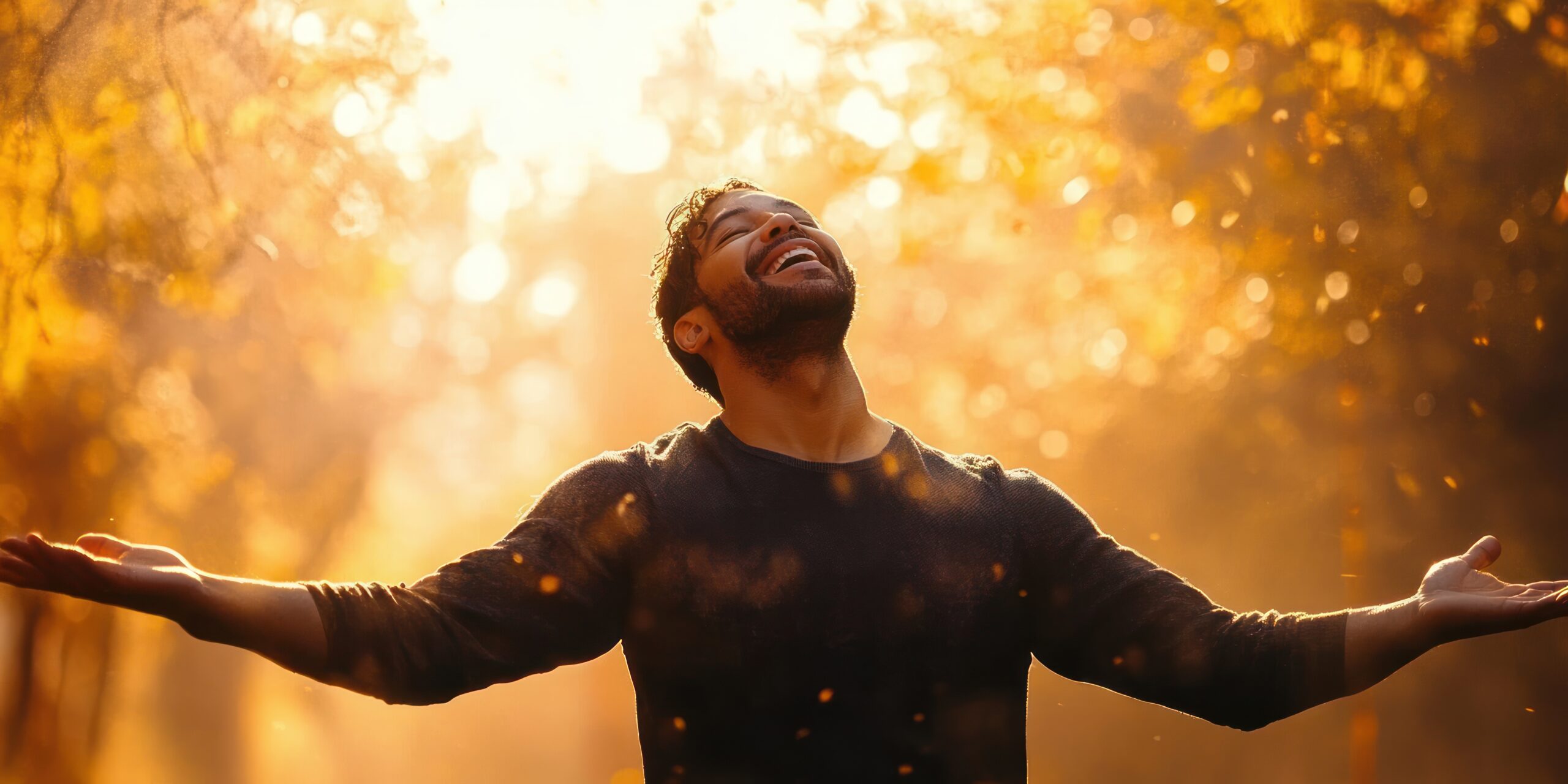 Joyful Young African American Man in Wheelchair Embracing Freedom and Grace